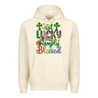Tofu Western St. Patrick's Day Cross Not Lucky Simply Blessed Premium Hoodie - Artiststas
