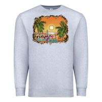 Heather Grey beach vibes Premium Sweatshirt - SublimationCraftShop