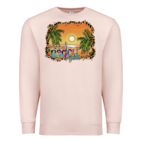 Pale Pink beach vibes Premium Sweatshirt - SublimationCraftShop