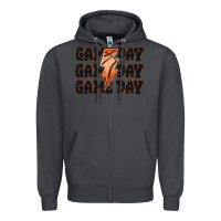 Smoke game day game day game day basketball Zipper Hoodie - MaliasSmallBusiness