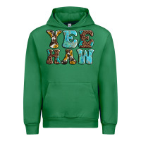 Emerald western sunflowers turquoise leopard yee haw Urban Hoodie - BarkalooDesign