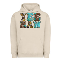 Pigment French Oak western sunflowers turquoise leopard yee haw Urban Hoodie - BarkalooDesign