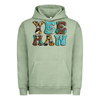 Pigment Oil Green western sunflowers turquoise leopard yee haw Urban Hoodie - BarkalooDesign