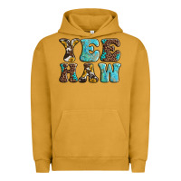 Pigment Peanut Butter western sunflowers turquoise leopard yee haw Urban Hoodie - BarkalooDesign