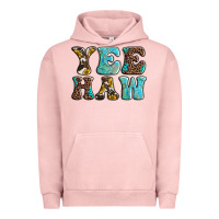 Pigment Salmon western sunflowers turquoise leopard yee haw Urban Hoodie - BarkalooDesign