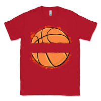 Red custom basketball Classic Tee - MaliasSmallBusiness