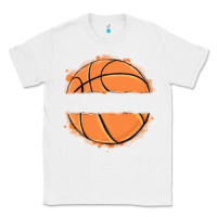 White custom basketball Classic Tee - MaliasSmallBusiness