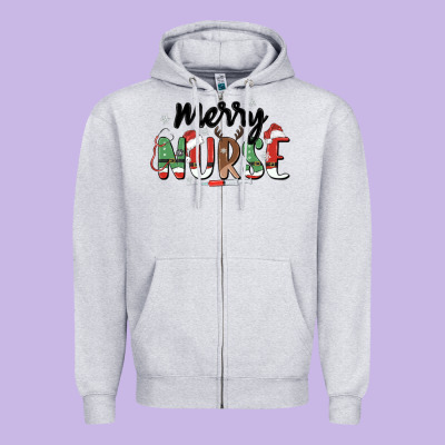 Zipper Hoodie merry nurse