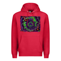 Cardinal halloween witch hat backgraund Premium Hoodie - RanaPortraitStore