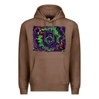 Chestnut halloween witch hat backgraund Premium Hoodie - RanaPortraitStore