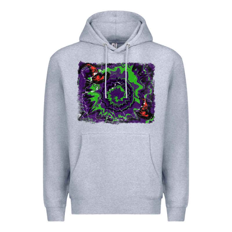 Halloween Witch Hat Backgraund Premium Hoodie by RanaPortraitStore | Teevron