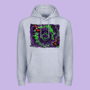 Halloween Witch Hat Backgraund Premium Hoodie Designed By Ranaportraitstore