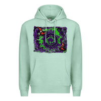 Seafoam halloween witch hat backgraund Premium Hoodie - RanaPortraitStore