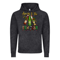 Vintage Black cheers to the new year with beers Vintage Hoodie - AdoDesignShop
