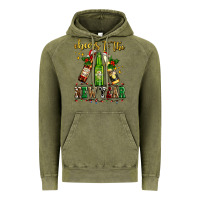 Vintage Olive cheers to the new year with beers Vintage Hoodie - AdoDesignShop