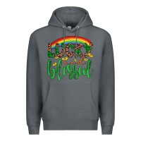 Rock Western St. Patrick's Rainbow Lucky And Blessed Premium Hoodie - Artiststas
