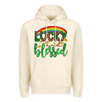Sandshell Western St. Patrick's Rainbow Lucky And Blessed Premium Hoodie - Artiststas