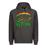 Smoke Western St. Patrick's Rainbow Lucky And Blessed Premium Hoodie - Artiststas