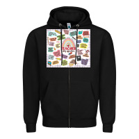 Black teacher daily affirmations Zipper Hoodie - MaliasSmallBusiness