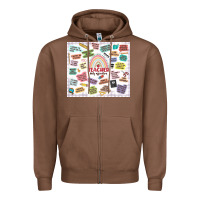 Chestnut teacher daily affirmations Zipper Hoodie - MaliasSmallBusiness