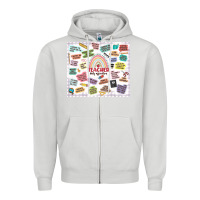 Dove Grey teacher daily affirmations Zipper Hoodie - MaliasSmallBusiness