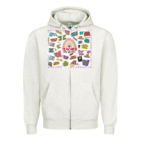 Oatmeal Heather teacher daily affirmations Zipper Hoodie - MaliasSmallBusiness