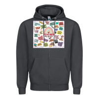 Smoke teacher daily affirmations Zipper Hoodie - MaliasSmallBusiness