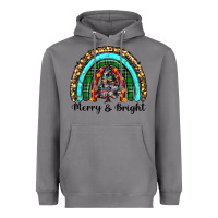 Storm merry and bright rainbow christmas Heavyweight Hoodie - RanaPortraitStore