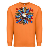Carrot American flag sunflower Premium Sweatshirt - Neo Western