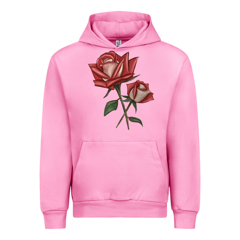Love Rose Grandiflora Rose Urban Hoodie by LillyAllenDesigns | Teevron