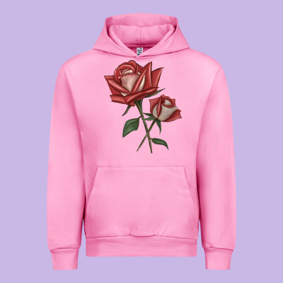 Love Rose Grandiflora Rose Urban Hoodie Designed By Lillyallendesigns
