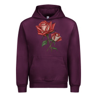 Mauve Wine love rose grandiflora rose Urban Hoodie - LillyAllenDesigns
