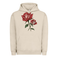 Pigment French Oak love rose grandiflora rose Urban Hoodie - LillyAllenDesigns