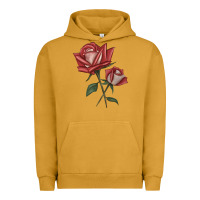 Pigment Peanut Butter love rose grandiflora rose Urban Hoodie - LillyAllenDesigns