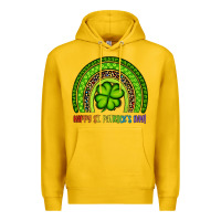 Lemon Happy St. Patrick's Day Shamrock Rainbow Premium Hoodie - Artiststas
