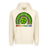 Tofu Happy St. Patrick's Day Shamrock Rainbow Premium Hoodie - Artiststas