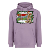 Lavender merry and bright cockapoo Heavyweight Hoodie - RanaPortraitStore