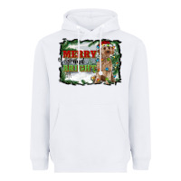 White merry and bright cockapoo Heavyweight Hoodie - RanaPortraitStore