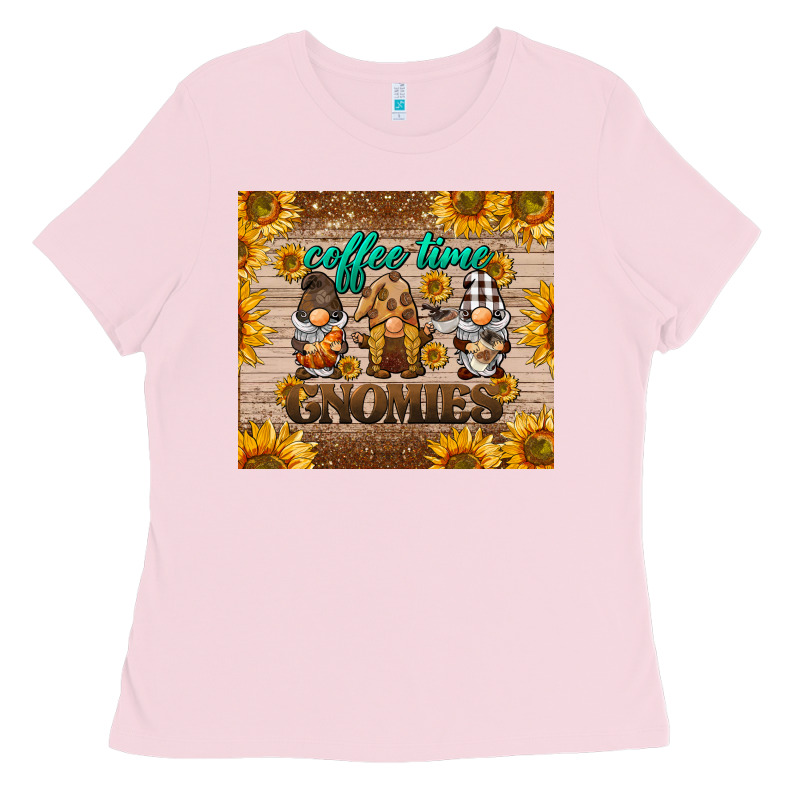 Coffee Time Gnomies Ladies Tee by BarkalooDesign | Teevron