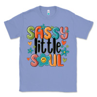 Colony Blue sassy little soul smiley Classic Tee - MaliasSmallBusiness