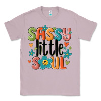 Lilac sassy little soul smiley Classic Tee - MaliasSmallBusiness