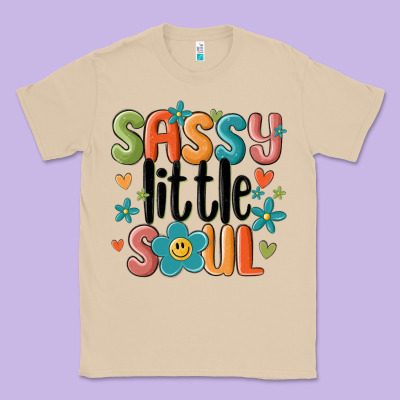 Classic Tee sassy little soul smiley