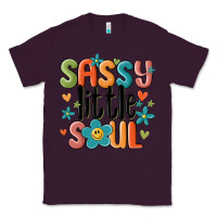 Plum sassy little soul smiley Classic Tee - MaliasSmallBusiness