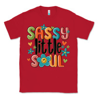 Red sassy little soul smiley Classic Tee - MaliasSmallBusiness