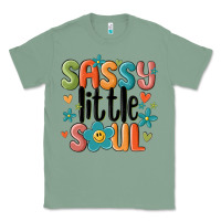 Sage sassy little soul smiley Classic Tee - MaliasSmallBusiness