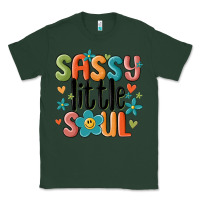 Sports Green sassy little soul smiley Classic Tee - MaliasSmallBusiness