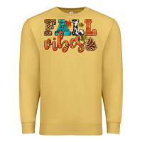 Antique Gold fall vibes Premium Sweatshirt - HRA Design Shop