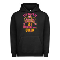 Pigment Black the queen is 31 long live the queen kopya Urban Hoodie - Jasminsmagicworld