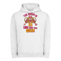 Pigment Lunar Rock the queen is 31 long live the queen kopya Urban Hoodie - Jasminsmagicworld