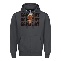 Smoke game day game day game day basketball Zipper Hoodie - MaliasSmallBusiness